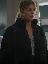 High Potential Kaitlin Olson Green Fur Jacket